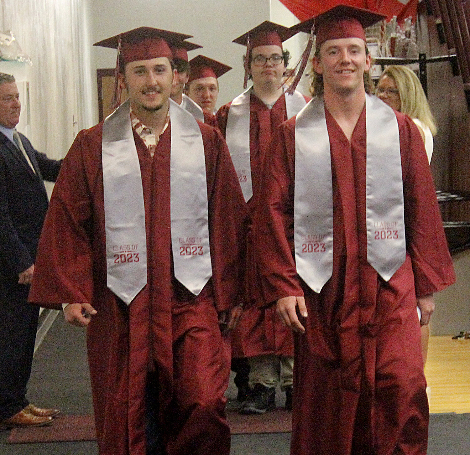 Mountain Grove graduates Trevor Reese and Jaron Marsh.